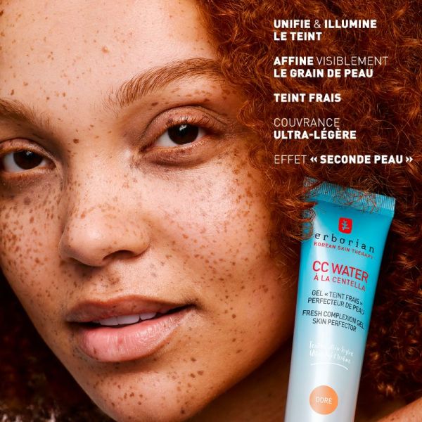 Erborian CC Water Erboriant perfecteur de peau à l'acide hyaluronique Caramel 15 ml