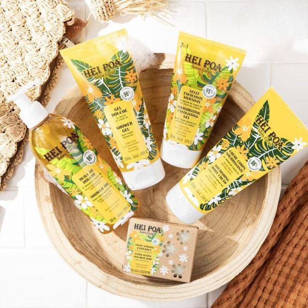 Hei Poa savon surgras extra-doux huile de Monoî 100g