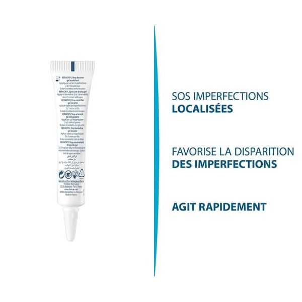 Ducray Keracnyl Stop bouton gel asséchant 10ml