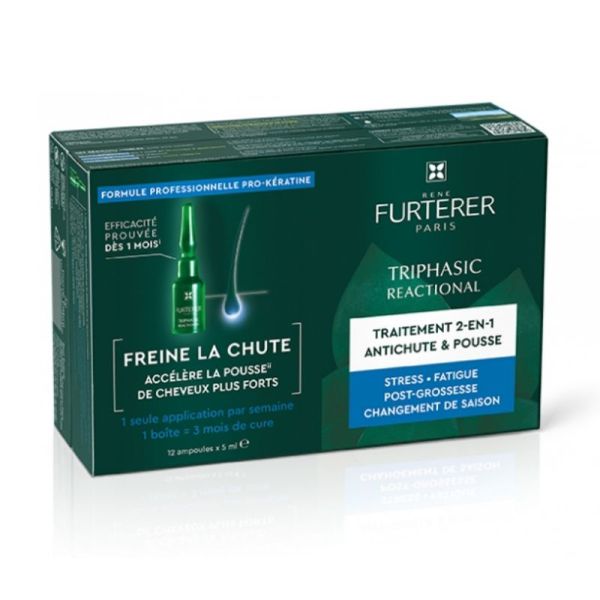 Triphasic Progressive chute de cheveux traitement 8 x 5,5ml