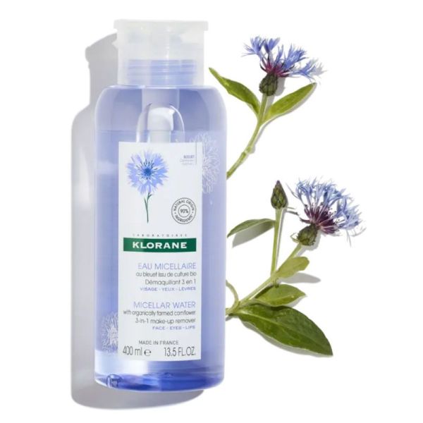 Klorane Bleuet Bio eau micellaire 400ml