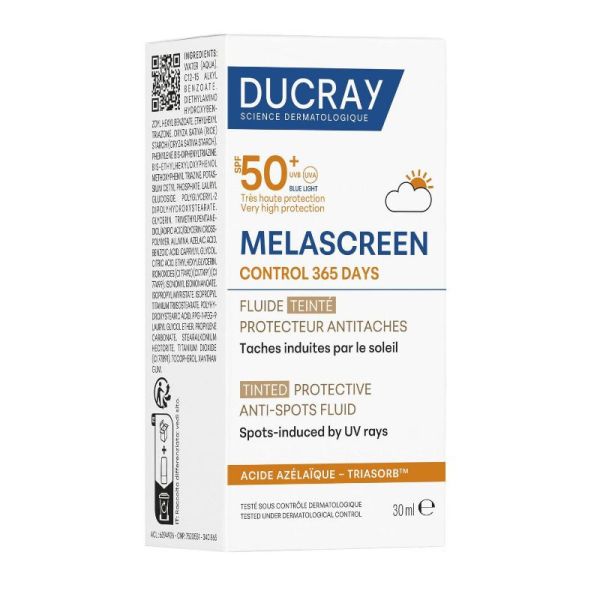 Ducray Melascreen Control 365 jours fluide solaire teinté 30ml