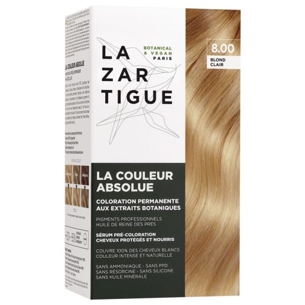 Lazartigue La Couleur Absolue Coloration 8.00 Blond Clair 60ml