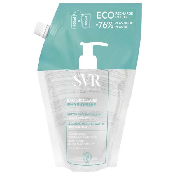 SVR Physiopure Eau Micellaire Éco-Recharge 400 ml