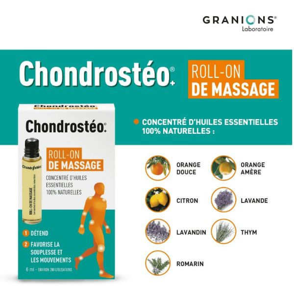 Granions Chondrosteo+ massage roll-on 6ml