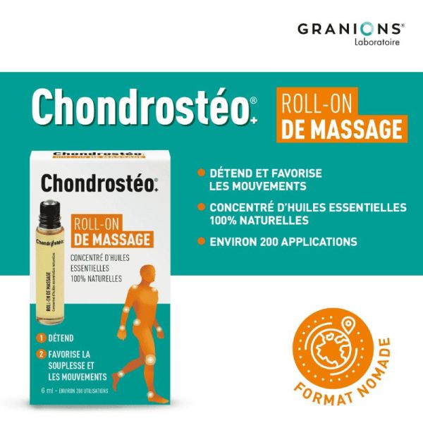 Granions Chondrosteo+ massage roll-on 6ml
