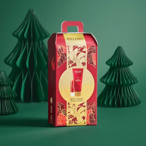 Weleda Very Cherry crème mains 50 ml + soin des lèvres 4,8g