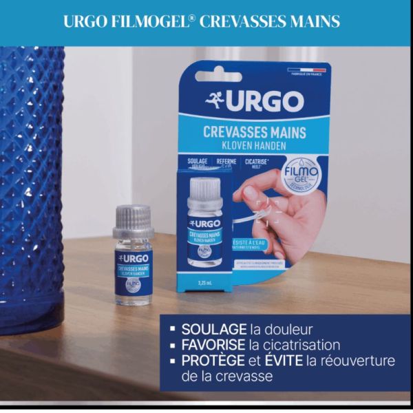 Urgo Filmogel crevasses mains 3,25 ml