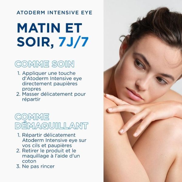 Bioderma Atoderm Intensive Eye soin anti irritations 3 en1 100ml