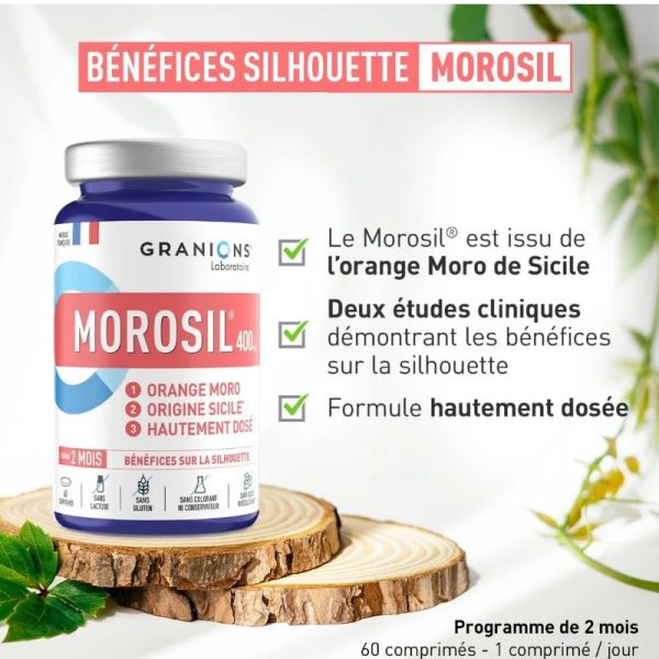 Granions Morosil 400 mg 60 comprimés