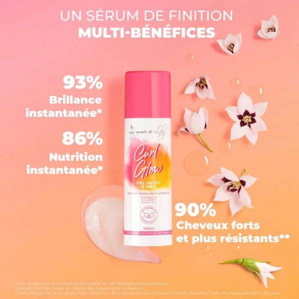 Les Secrets de Loly Curl Glow sérum de finition multi protection 100ml