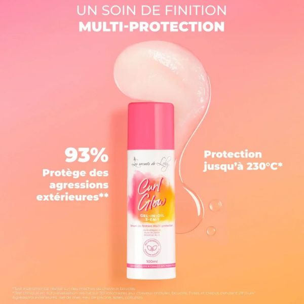 Les Secrets de Loly Curl Glow sérum de finition multi protection 100ml