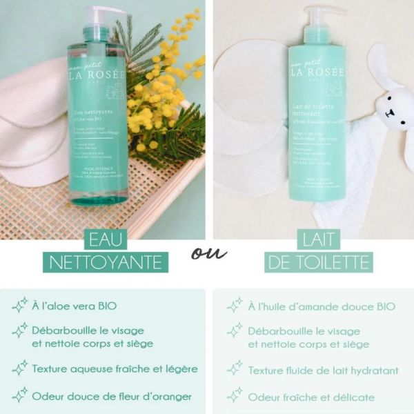 La Rosée lait de toilette nettoyant bébé 400ml