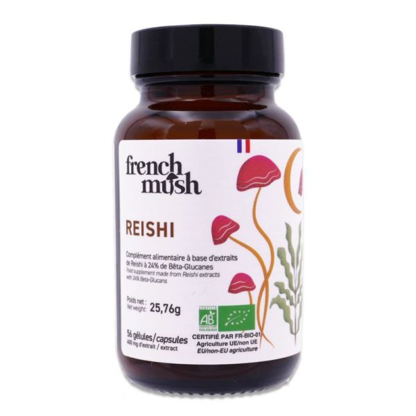 French Mush Reishi Bio 56 gélules