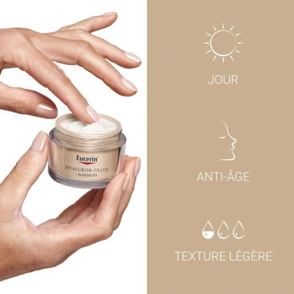 Eucerin Hyaluron-Filler + Elasticity SPF15 crème de jour anti-âge 50ml