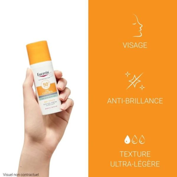 Eucerin Sun Protection Oil control gel crème SPF50+ 200ml