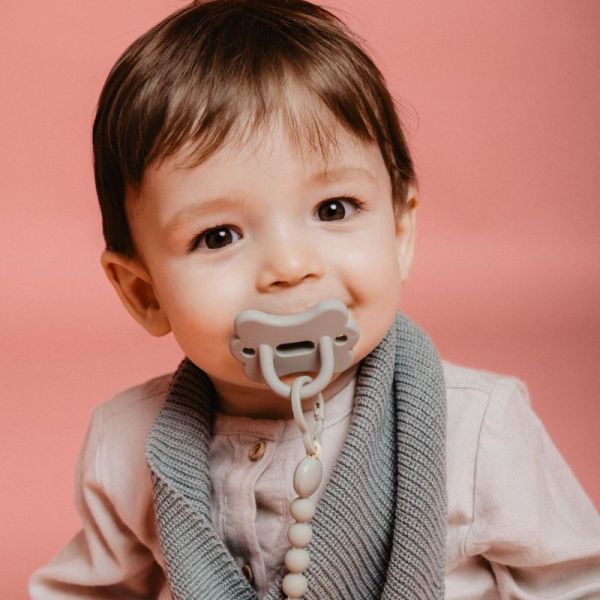 Suavinex attache sucette silicone Colour Essence nude