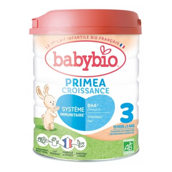 Babybio 3ème âge Primea Lait Bio 800g