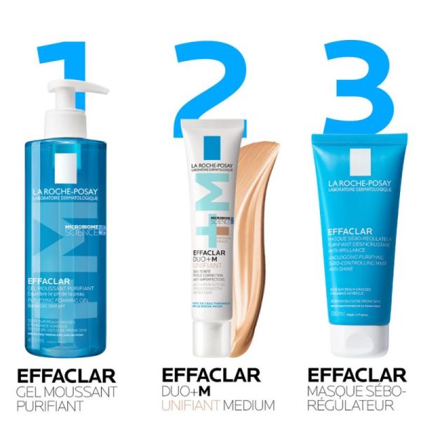 Roche Posay Effaclar Duo +M gel crème anti imperfections teinte médium 40ml