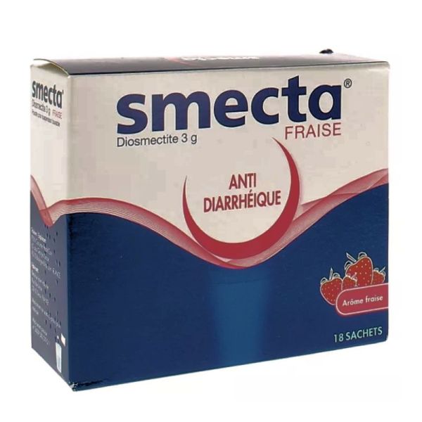 Smecta anti diarrhéique arôme fraise 18 sachets