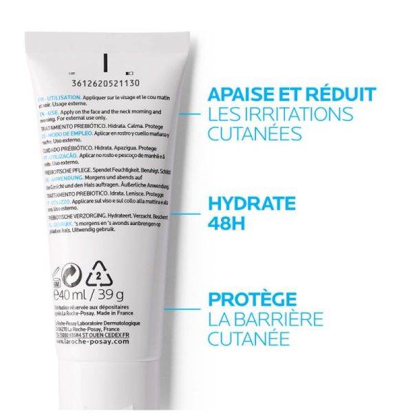 Roche Posay Tolériane Sensitive Riche apaisante et protectrice peaux sèches 2x40ml