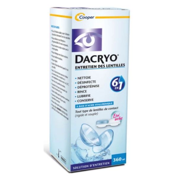 Cooper Dacryolens entretien lentille 360ml