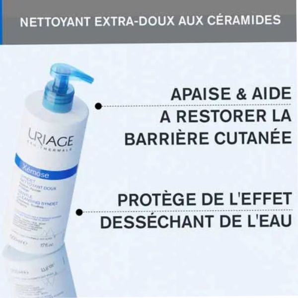Uriage Xémose C8+ Syndet nettoyant peaux très sèches à tendance atopique 500ml
