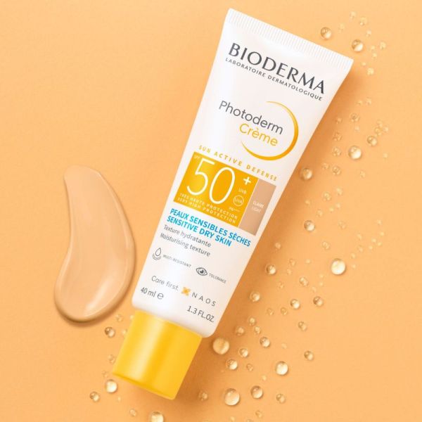 Bioderma Photoderm crème hydratante teintée SPF50+ claire 40ml