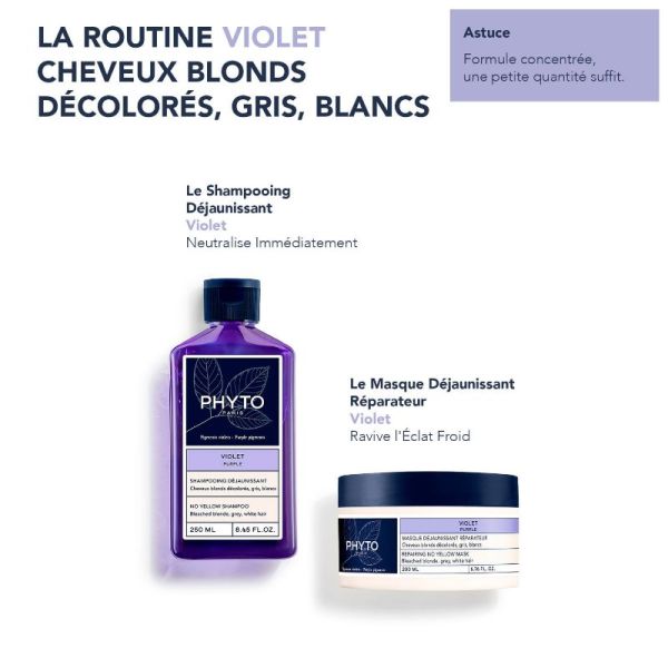 Phyto Violet shampooing déjaunissant 250ml