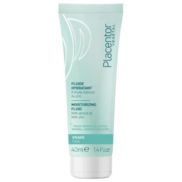 Placentor Végétal fluide hydratant peaux normales et mixtes 40 ml