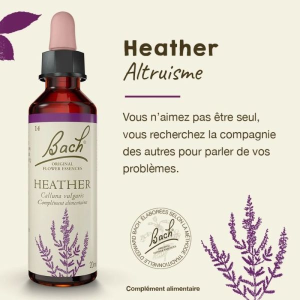 Fleurs de Bach Original Heather 20ml