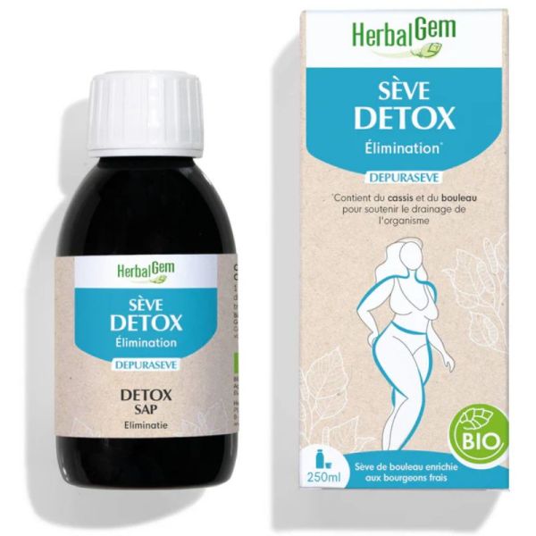 Herbalgem Depuraseve Sève détox Bio 250 ml.