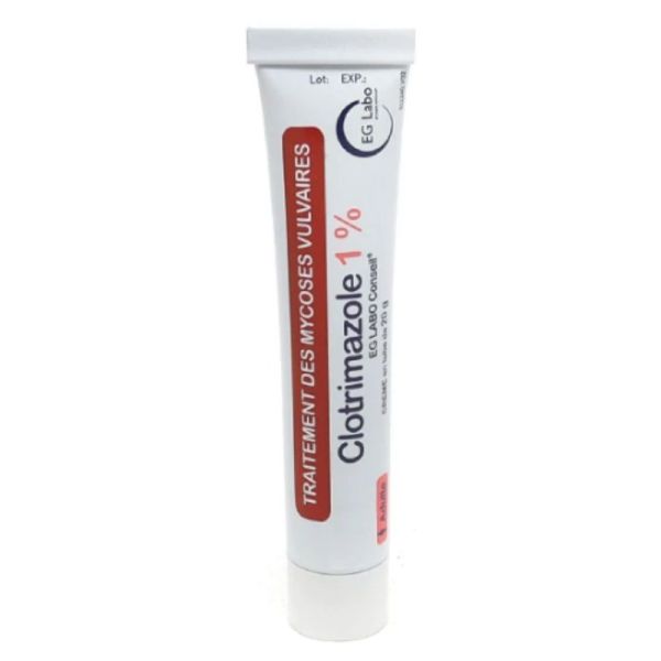 Clotrimazole 1 % crème mycose vulvaire 20g