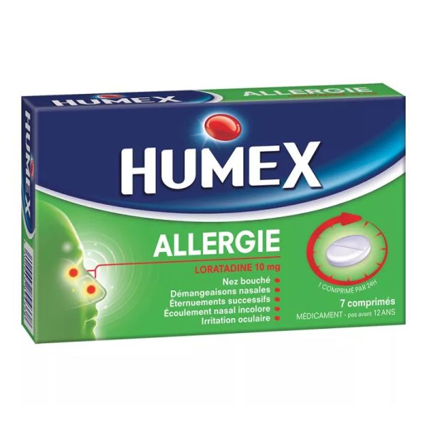 Humex Allergie Loratadine 10 mg 7 comprimés