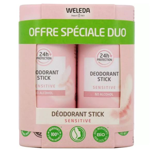 Weleda déodorant Sensitive Lot de 2 x 50g
