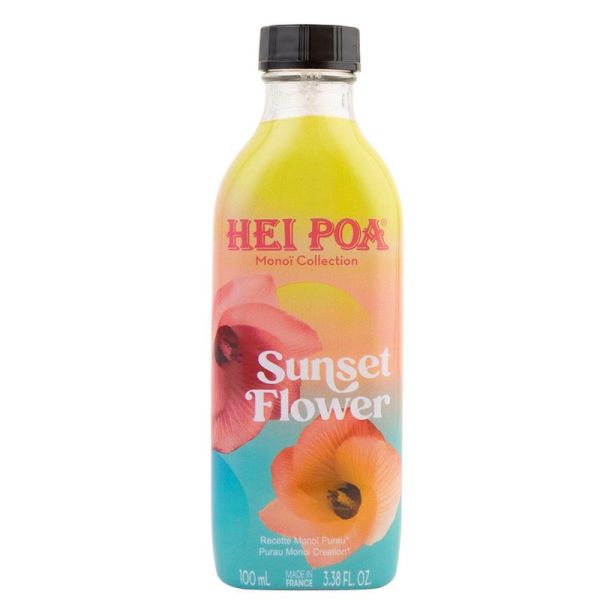 Hei Poa Monoï Collection Sunset Flower huile pour le corps 100ml