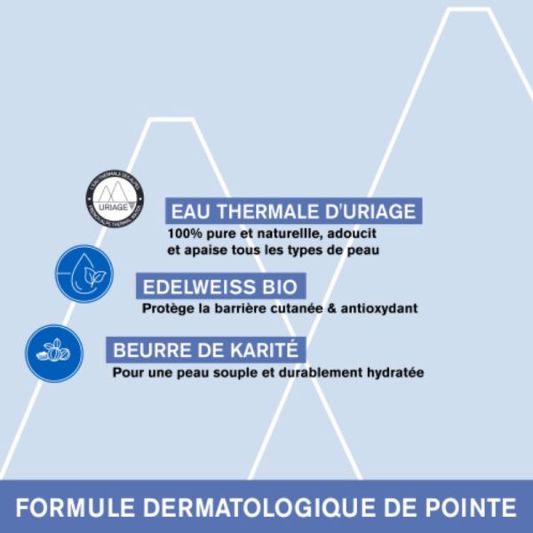 Uriage Bébé 1ère crème lavante 1 litre