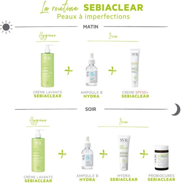 SVR Sebiaclear éco-recharge gel moussant 400ml