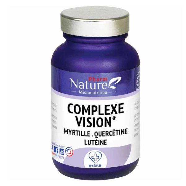 Pharm Nature Micronutrition Complexe Vision 60 gélules