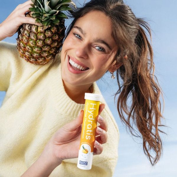 Hydratis arôme ananas 20 pastilles effervescentes