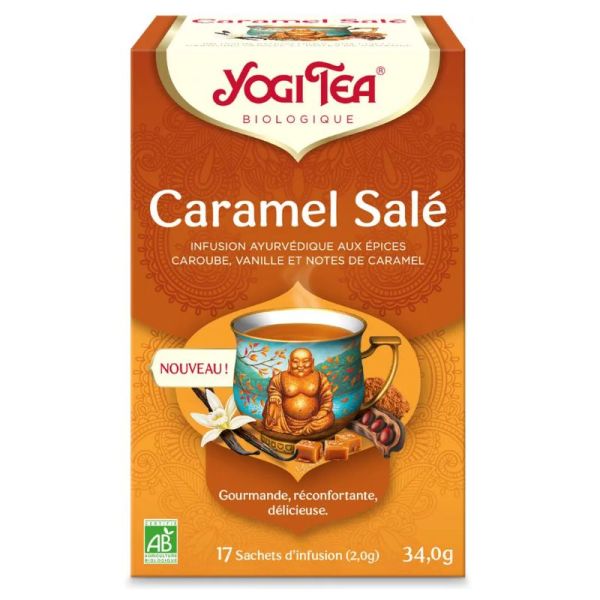 Yogi Tea Infusion Caramel Salé Bio 17 sachets