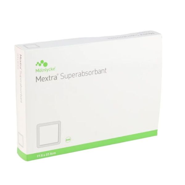 Molnlycke Mextra pansement super absorbant 17,5 X 22,5 com 10 pansements