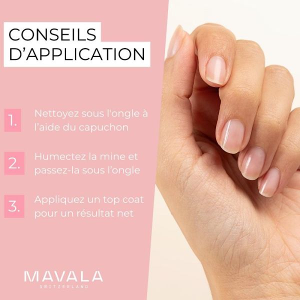 Mavala crayon blanc pour french manucure naturelle