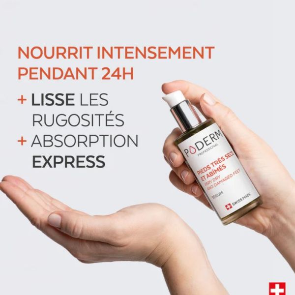 Poderm sérum pieds secs abîmé 75ml