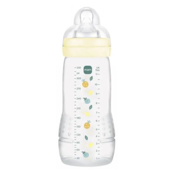 Mam Easy Active biberon Pearl 2ème âge débit très rapide 330 ml 6 mois+