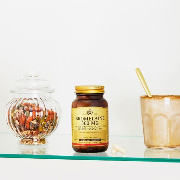 Solgar Bromelaïne système digestif 60 gélules végétales