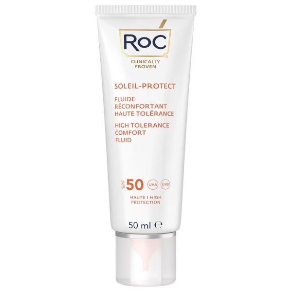 RoC Soleil-Protect Fluide Haute Tolérance Réconfortant SPF50 50 ml