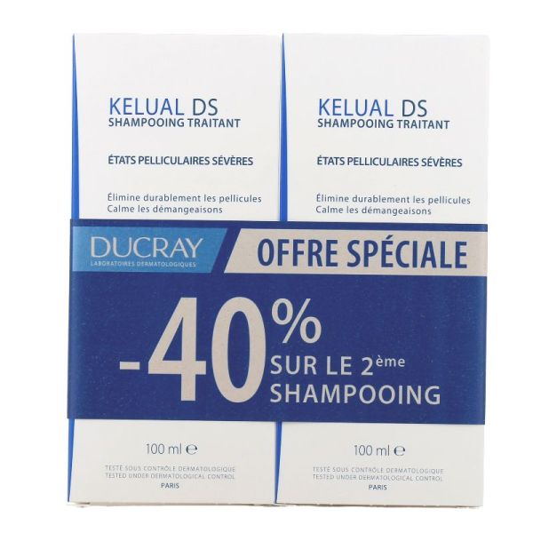 Kelual DS shampoing traitant 2x100 ml