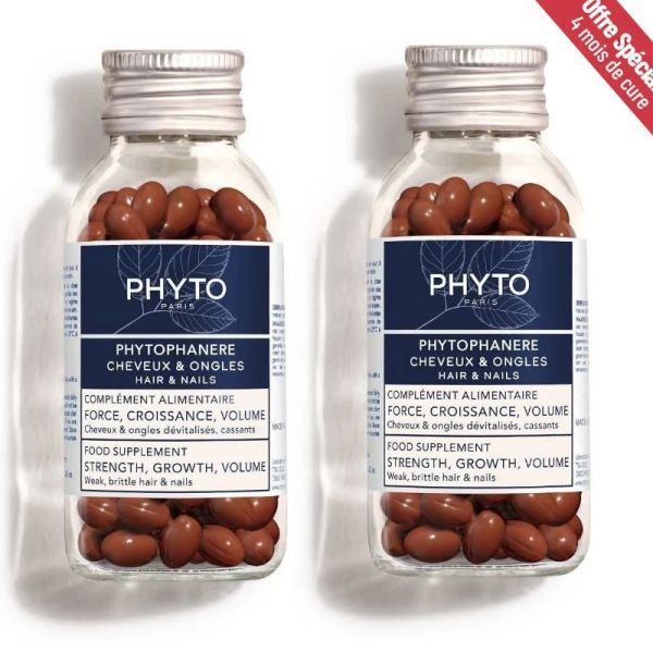 Phytophanère Cheveux et Ongles 4 Mois de Traitement 240 Capsules