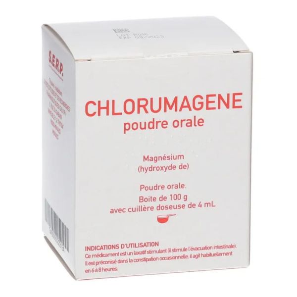 Chlorumagene poudre laxative orale 100g